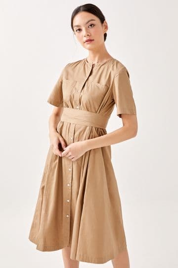 CameranSash Tie Dress